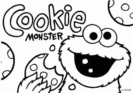 Fresh Cookie Cookie Coloring Page