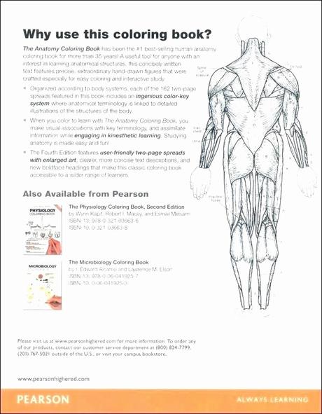 Elegant Best Anatomy and Physiology Coloring Book