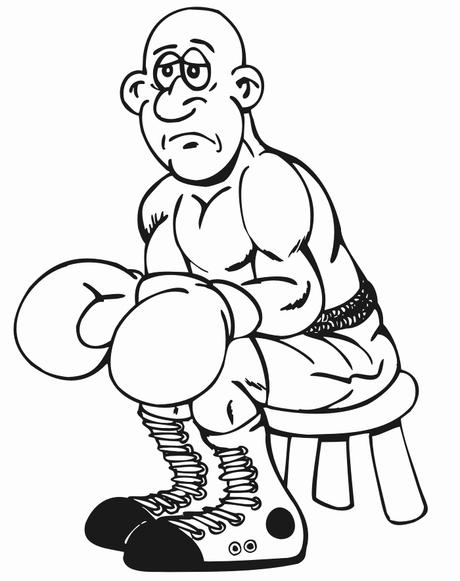 Luxury Boxing Coloring Pages