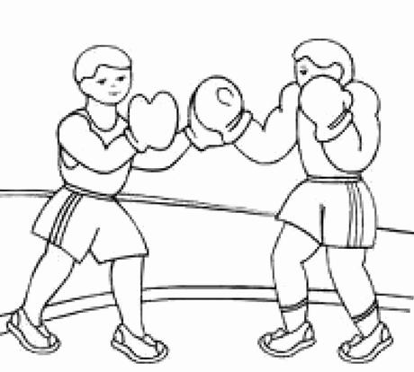 Luxury Boxing Coloring Pages