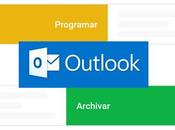 Como usar funcion [Programar mensajes] Correo Outlook Movil