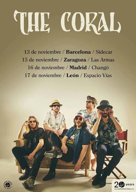 The Coral actuarán en cuatro ciudades españolas en noviembre