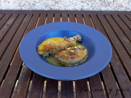 Pollo con almendras (tradicional o Crock-Pot) Pollo con almendras (tradicional o Crock-Pot)