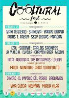 Cartel por días del Cooltural Fest 2018