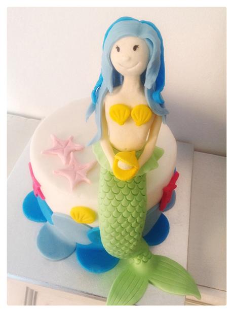 Sirena de fondant