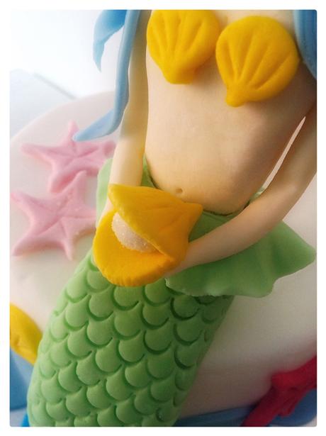 Sirena de fondant