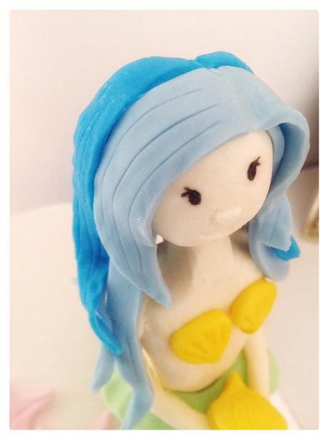 Sirena de fondant