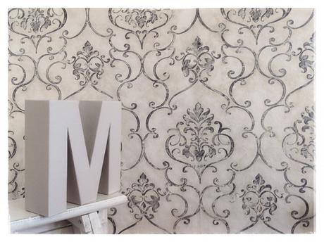 Letras decoradas con decopauge y scrap