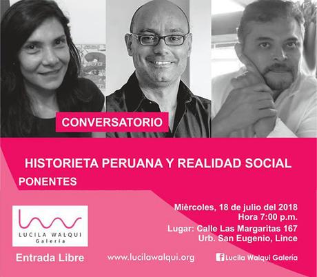 Historieta Peruana y Realidad Social, conversatorio HOY