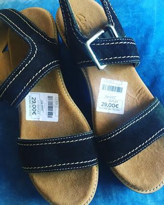sandalias, cuña, clarks