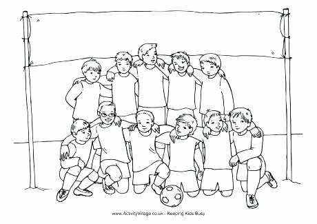 Elegant Coloring Pages for Boys Football Teams