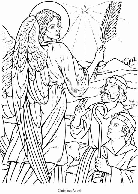 Fresh Adult Angel Coloring Pages