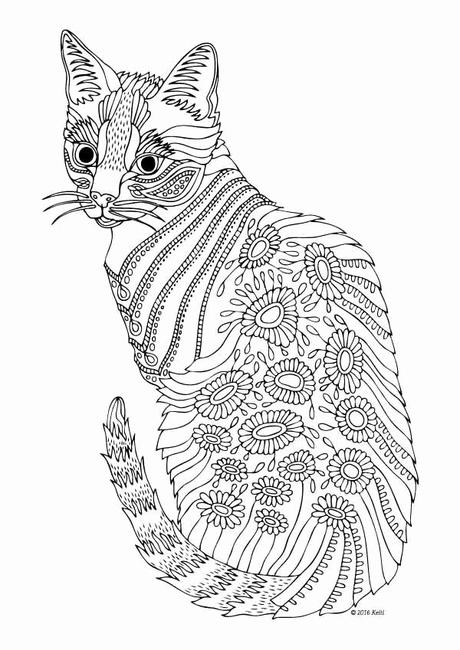 Awesome Coloring Pictures Of Cats and Kittens