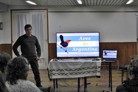 Charla de aves en el museo de Lobería