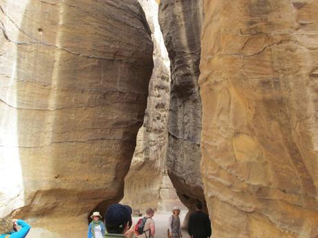 El desfiladero de Petra o Bab as-Sīq. Jordania