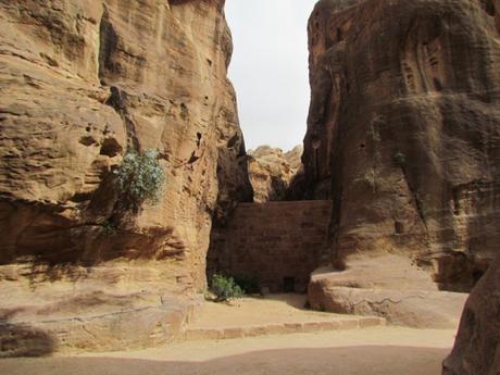 El desfiladero de Petra o Bab as-Sīq. Jordania