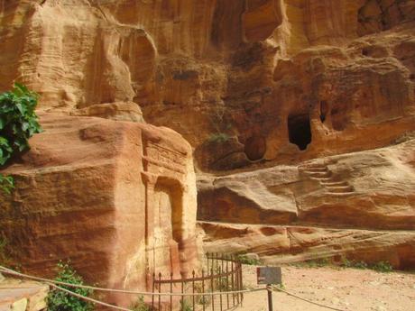 El desfiladero de Petra o Bab as-Sīq. Jordania