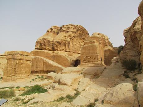 El desfiladero de Petra o Bab as-Sīq. Jordania