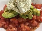 Bruschetta aguacate queso cabra