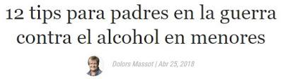 ALCOHOLISMO : ideas para padres