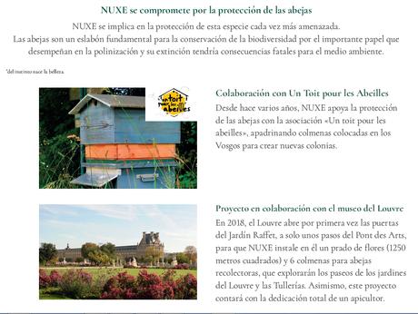 El compromiso de Nuxe con la protección de las abejas. Dossier de prensa. Visita a la Residencia del Embajador Francés y Nuxe