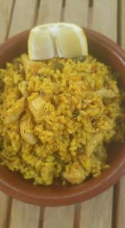 Arroz con Pollo y Verdura