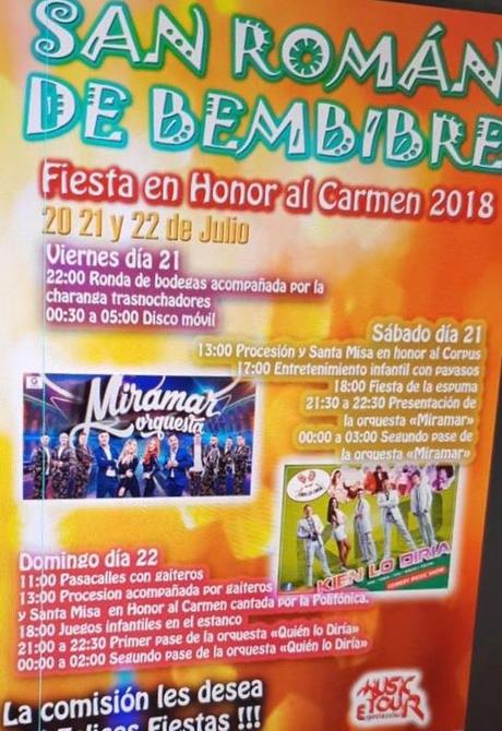 Planes en Ponferrada y El Bierzo para el fin de semana 20 al 22 de julio 2018 Planes en Ponferrada y El Bierzo para el fin de semana 20 al 22 de julio 2018