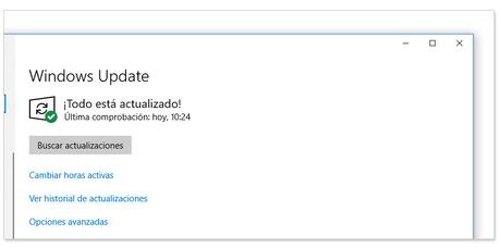 Windows actualizado