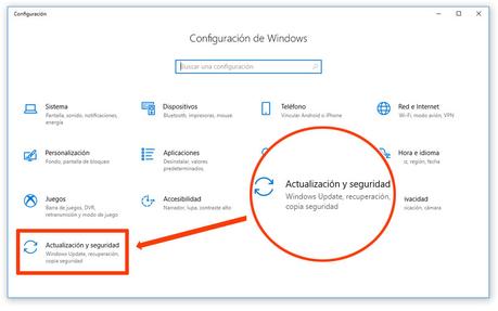 Configuración de Windows