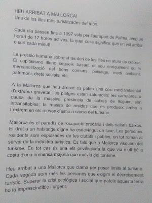 “El turismo mata a Mallorca”, el PP se “bunkeriza” y la Corona se tambalea.