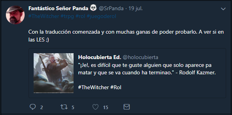 The Witcher RPG en español muy cerca: LES 2018?
