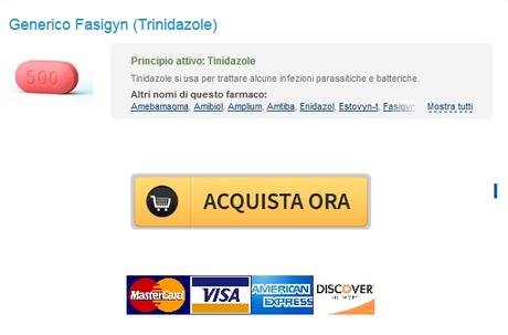 Sconto Trinidazole 500 mg Generico :: Soddisfatti o rimborsati :: consegna di corriere rintracciabile