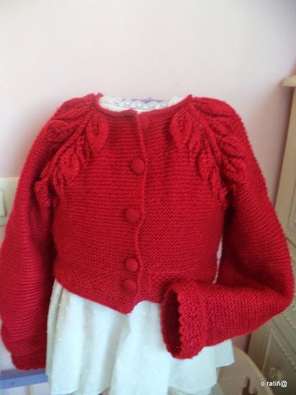 PAP...chaquetita canesu hojas