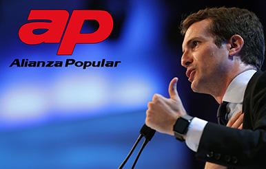 el villano arrinconado, humor, chistes, reir, satira, Pablo Casado, PP, Alianza Popular