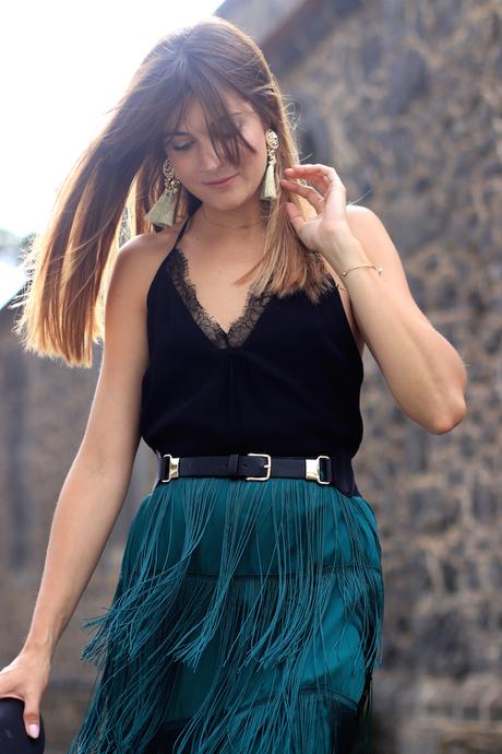 FRINGES SKIRT