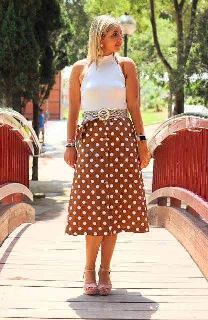 Buttoned Skirt