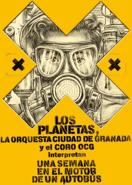 Los Planetas celebran los 20 años de 'Una semana en el motor de un autobús' tocando con orquesta en Granada Los Planetas celebran los 20 años de 'Una semana en el motor de un autobús' tocando con orquesta en Granada