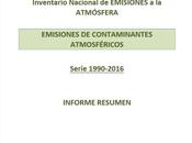 España: Inventario Nacional Emisiones Contaminantes Atmosféricos (Edición 2018)