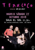 Concierto de Texxcoco en Sala el Sol