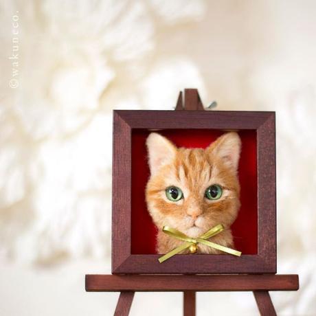 Un artista japones hace retratos realistas en 3d de gatos y el resultado es asombroso.