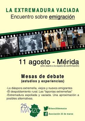 LA EMIGRACIÓN A REFLEXIÓN EN EXTREMADURACon satisfacción ...