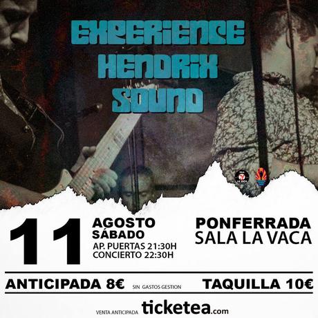La sala La Vaca rememora el sonido de Jimmy Hendrix con la ‘Experience Hendrix Sound’ La sala La Vaca rememora el sonido de Jimmy Hendrix con la ‘Experience Hendrix Sound’