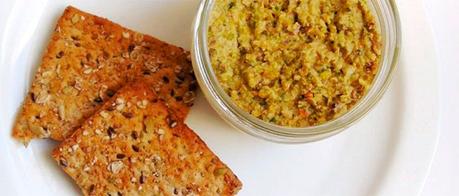 Paté de aceitunas y pistachos