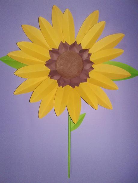 🌻🌻🌻GIRASOLES DE PAPEL  🌻🌻🌻