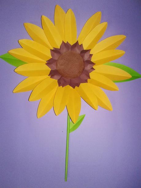 🌻🌻🌻GIRASOLES DE PAPEL  🌻🌻🌻