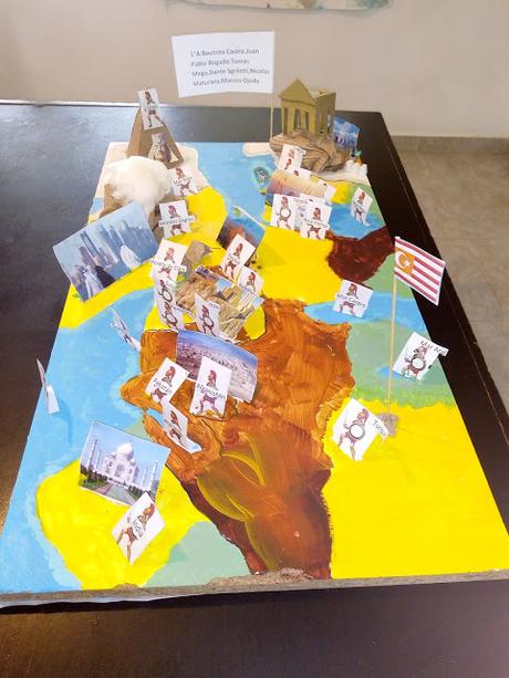 Maqueta de Mapa creativo Primero A. Conquista Persas