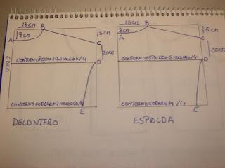 BLUSA MARIPOSAS ( CON PATRON )