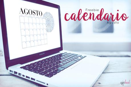 Freebie: Calendario Agosto