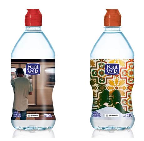 Font Vella rediseña sus botellas gracias a jóvenes talentos de instagram Font Vella rediseña sus botellas gracias a jóvenes talentos de instagram