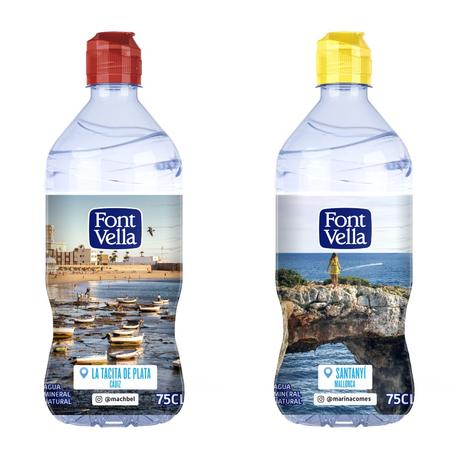 Font Vella rediseña sus botellas gracias a jóvenes talentos de instagram Font Vella rediseña sus botellas gracias a jóvenes talentos de instagram